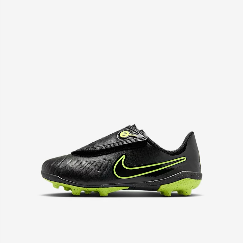 Nike Black and Lime Green Soccer Shoes